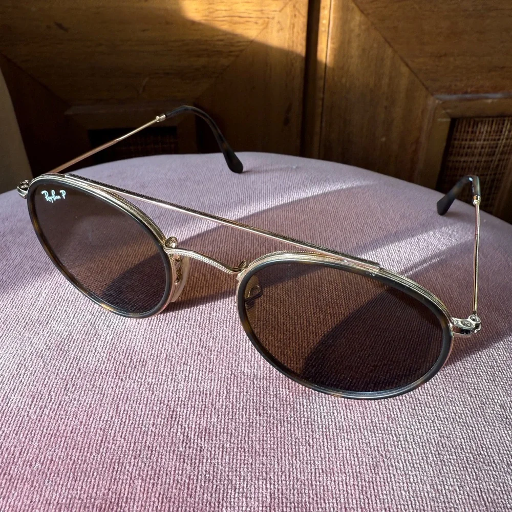 Ray-Ban Round Sunglasses Polarized 51mm - Picture 2 of 8